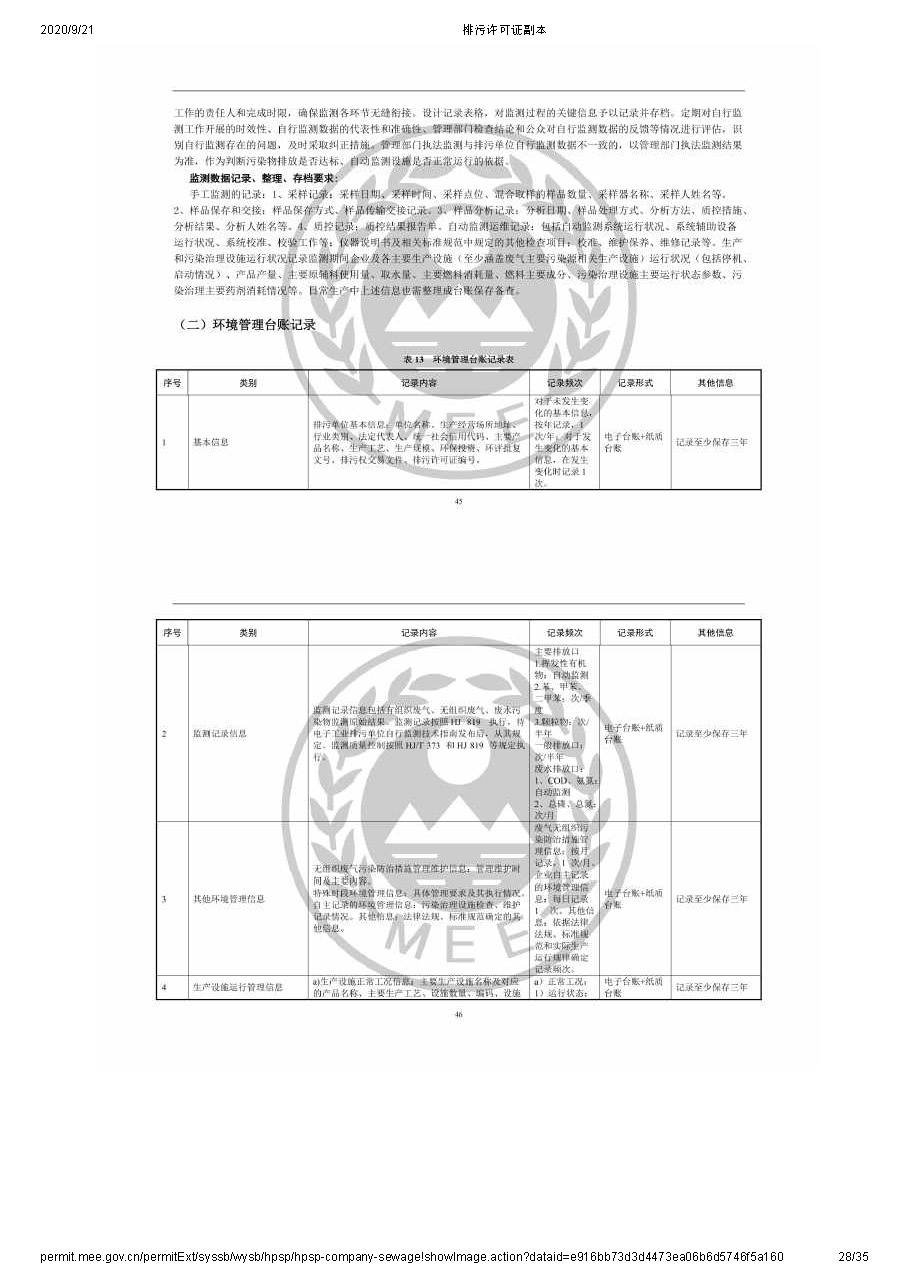 排污許可公示